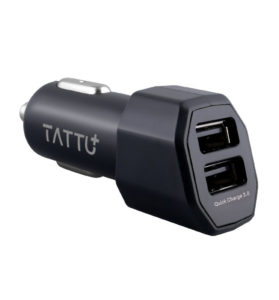 TATTU 30W Double Ports Quick Charge 3.0 Car Charger