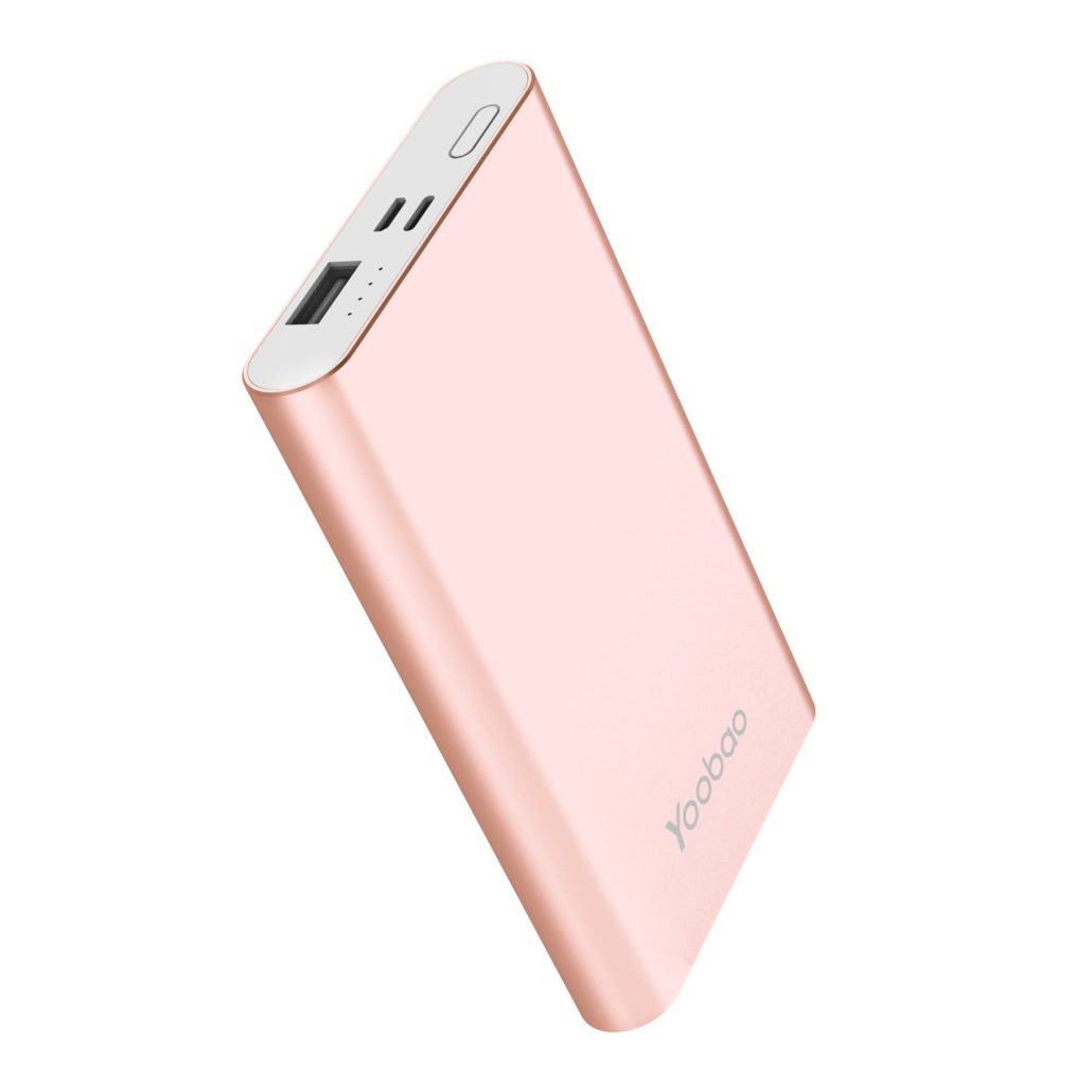 Yoobao G02 8000mAh Slim Portable Charger Power Bank External Battery Pack with Dual Input