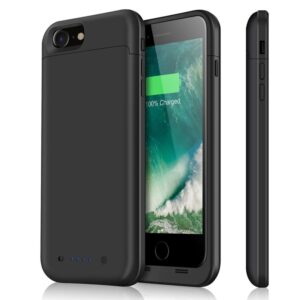 iPhone 7 Battery Case & iPhone 8 Battery Case - iPosible 4500mAh Ultra Slim Extended Battery Backup Case Charger