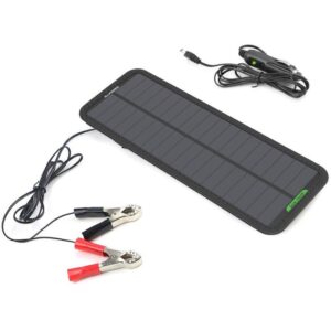 ALLPOWERS 18V 7.5W Portable Solar Car Boat Power Sunpower Solar Panel Battery Charger Maintainer
