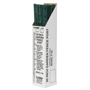 Fi-Shock P-30G Green Garden Post for Fence (25 Pack), 30 Inch