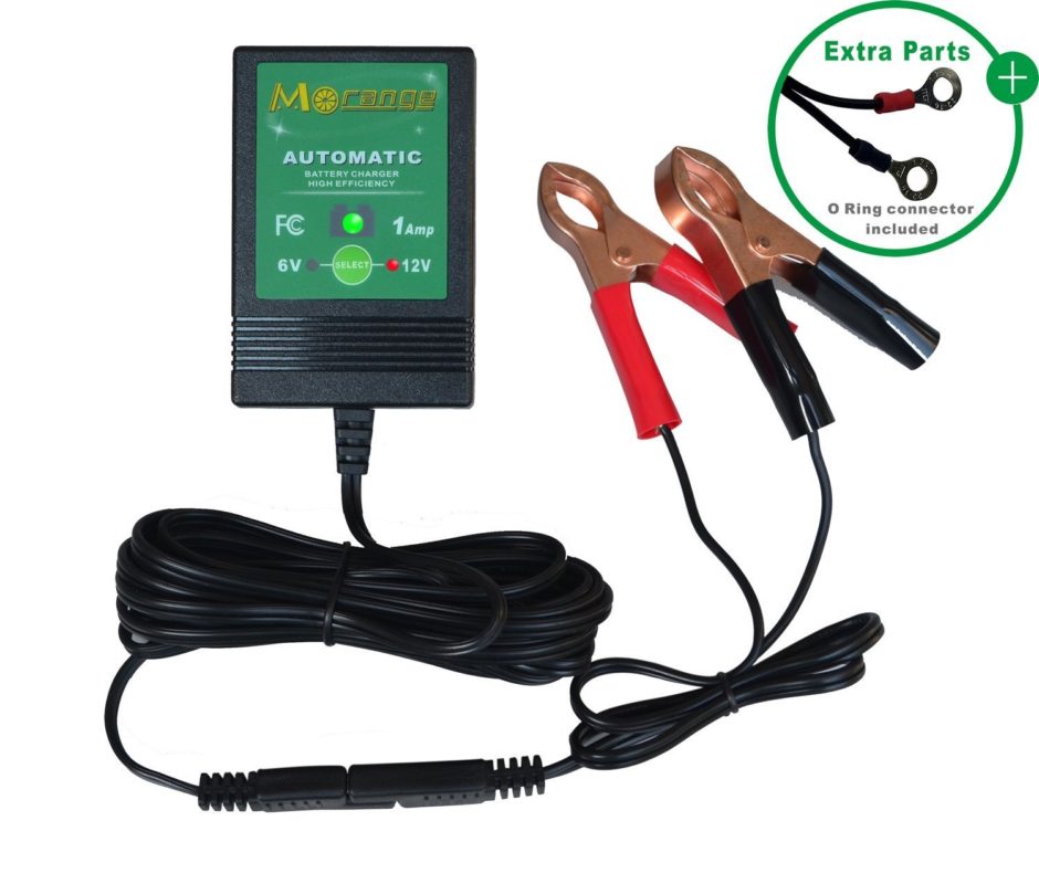 Mroinge MBC016 6V - 12V 1A fully automatic trickle battery charger - maintainer