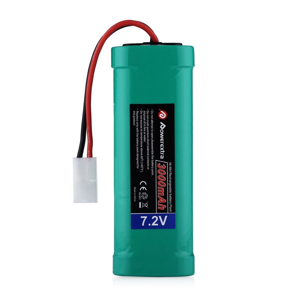 Powerextra 7.2V 3000mAh High Power Rechargeable NiMH Battery Pack