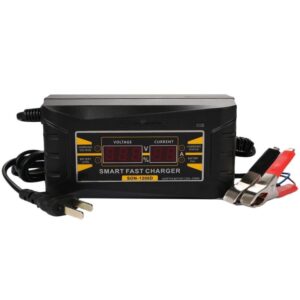 kilofly 12V 6A Lightweight LCD Display Smart Fast Battery Car Charger Maintainer