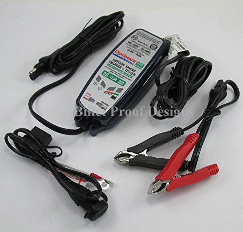 Optimate TM-471 LiFePO4 LFP .8 Amp 12 Volt Lithium Battery Charger Maintainer Tender Fully Automatic Antigravity Batteries Ballistic Shorai