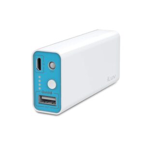 iLuv 5200 mAh Portable Power Bank with Smart Charging Technology, Safety Design