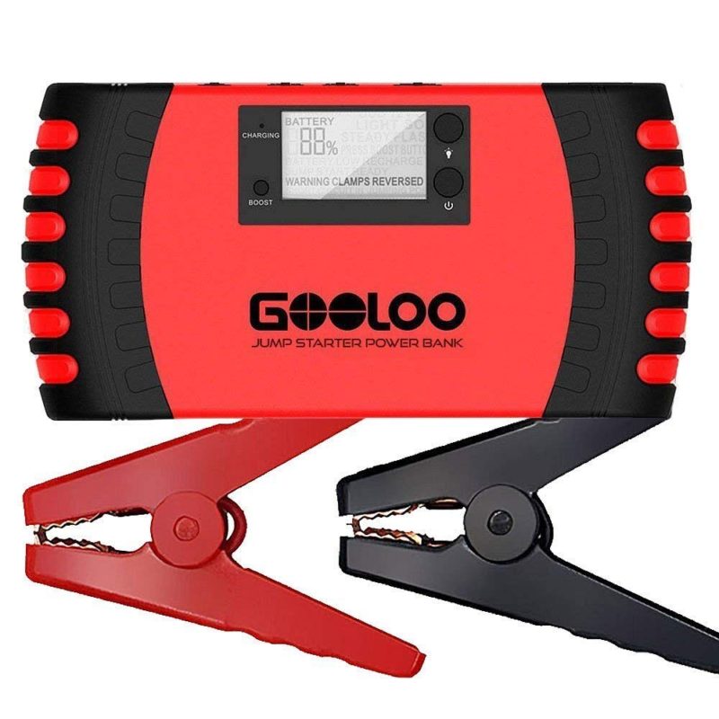 GOOLOO 800A Peak 18000mAh SuperSafe Car Jump Starter