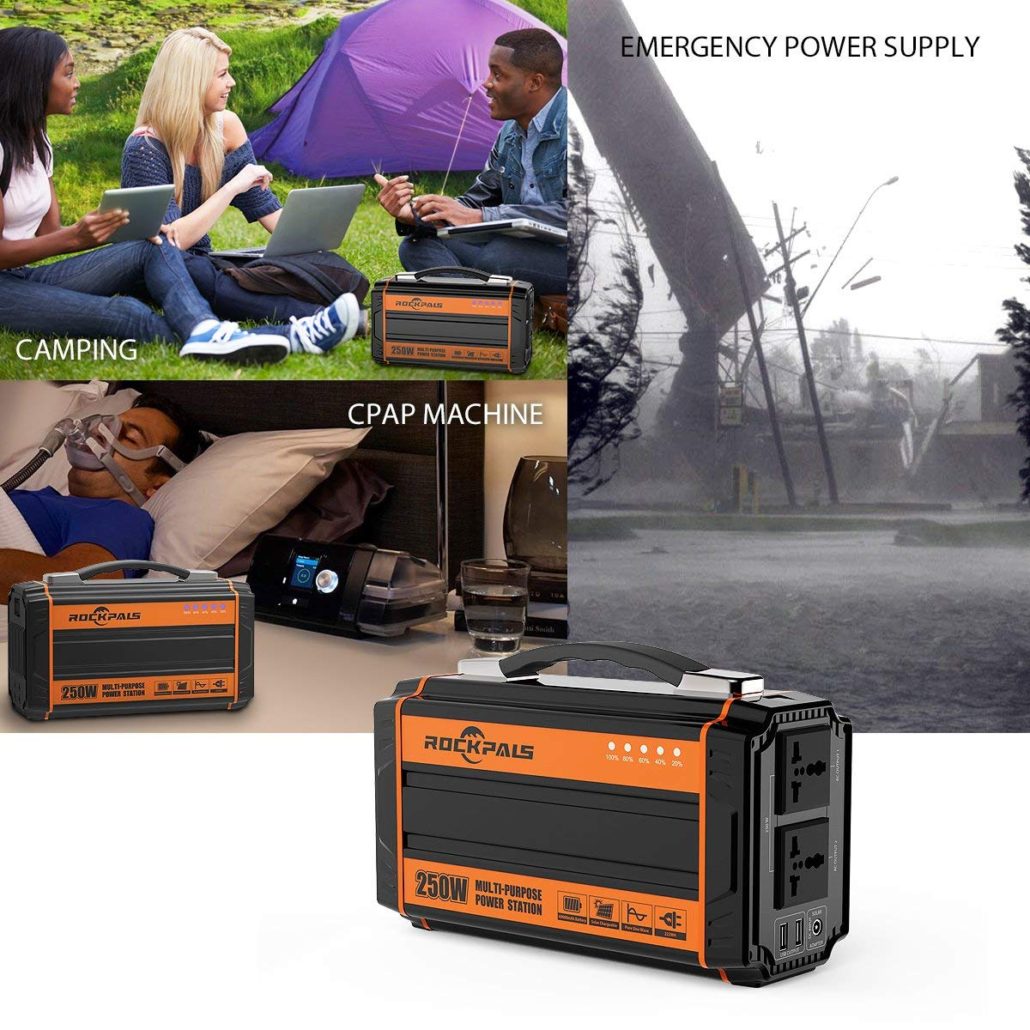 Portable Batteries Power a PAP Machine