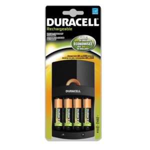 Duracell Value Charger with 4aa Rechargeable Battery, 4 Count