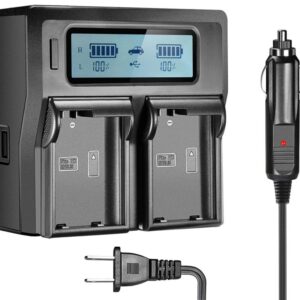 EN-EL15 EN-EL15A Dual LCD Battery Charger for Nikon DSLR