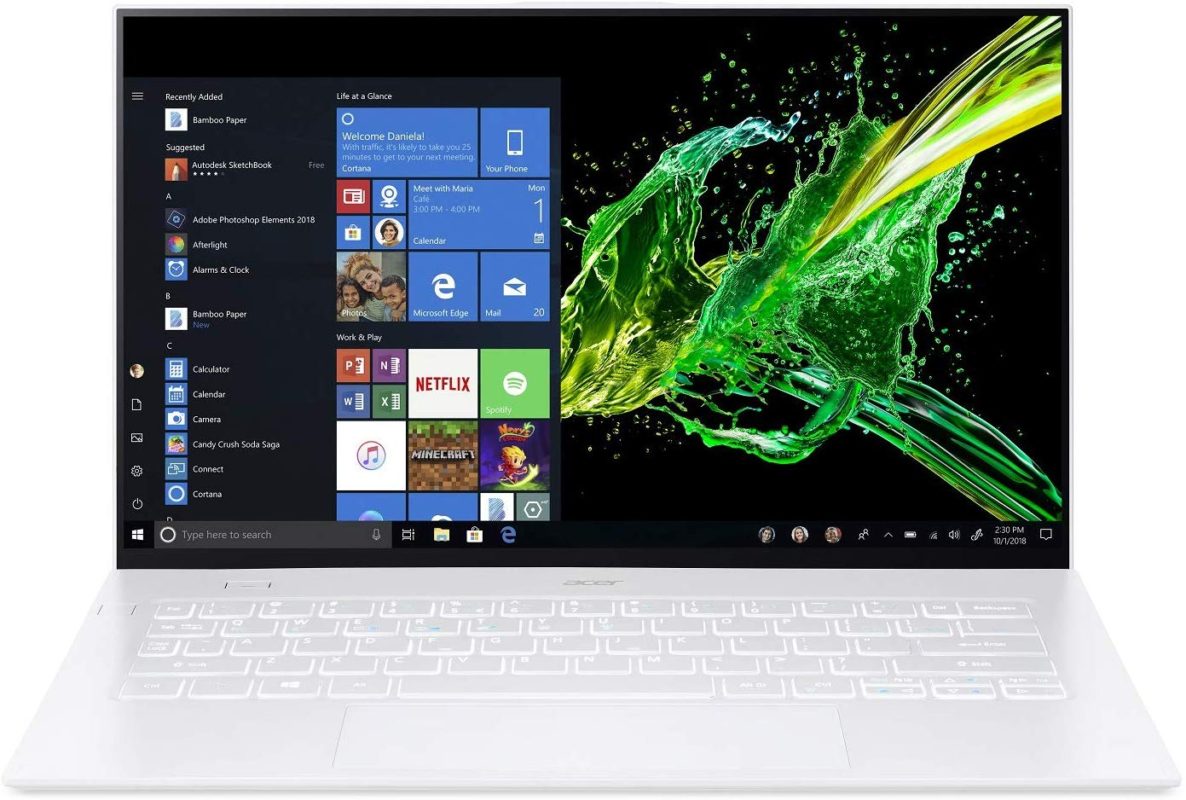 Acer Swift 7 Thin and Lightweight Laptop 14 Inch