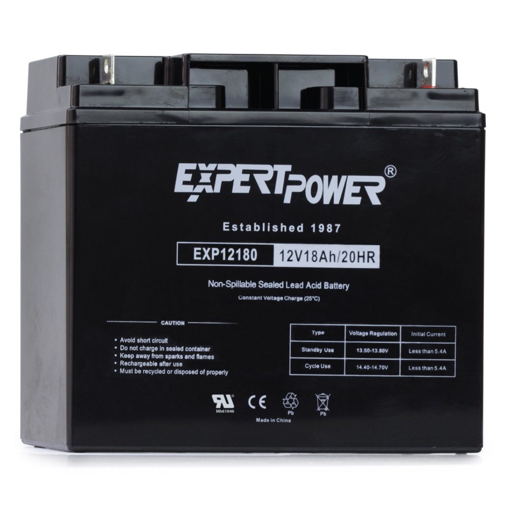 ExpertPower EXP12180 12V18AH Lead Acid Battery