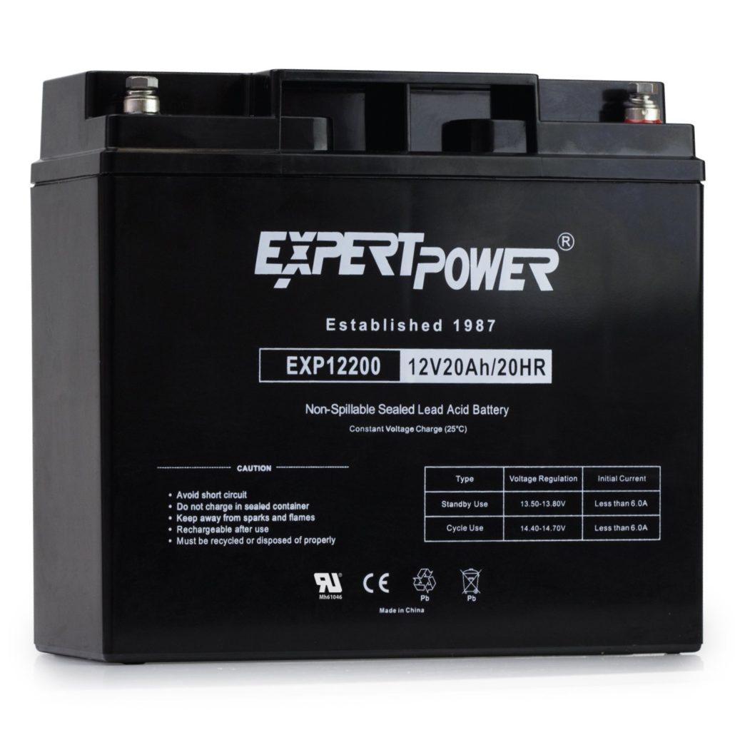 ExpertPower EXP12200 12V 20AH Lead Acid Battery