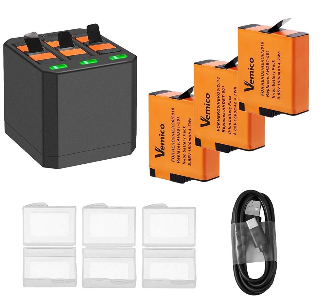 Vemico GoPro Hero Camera Battery