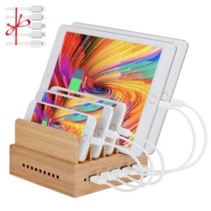 InkoTimes Bamboo Charging Station