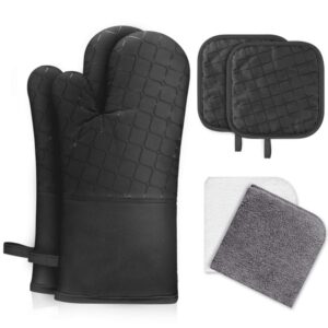 IXO 6Pcs Oven Mitts and Pot Holders