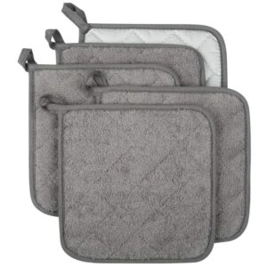 Lifaith 100% Cotton Kitchen Everyday Basic Terry Pot Holder