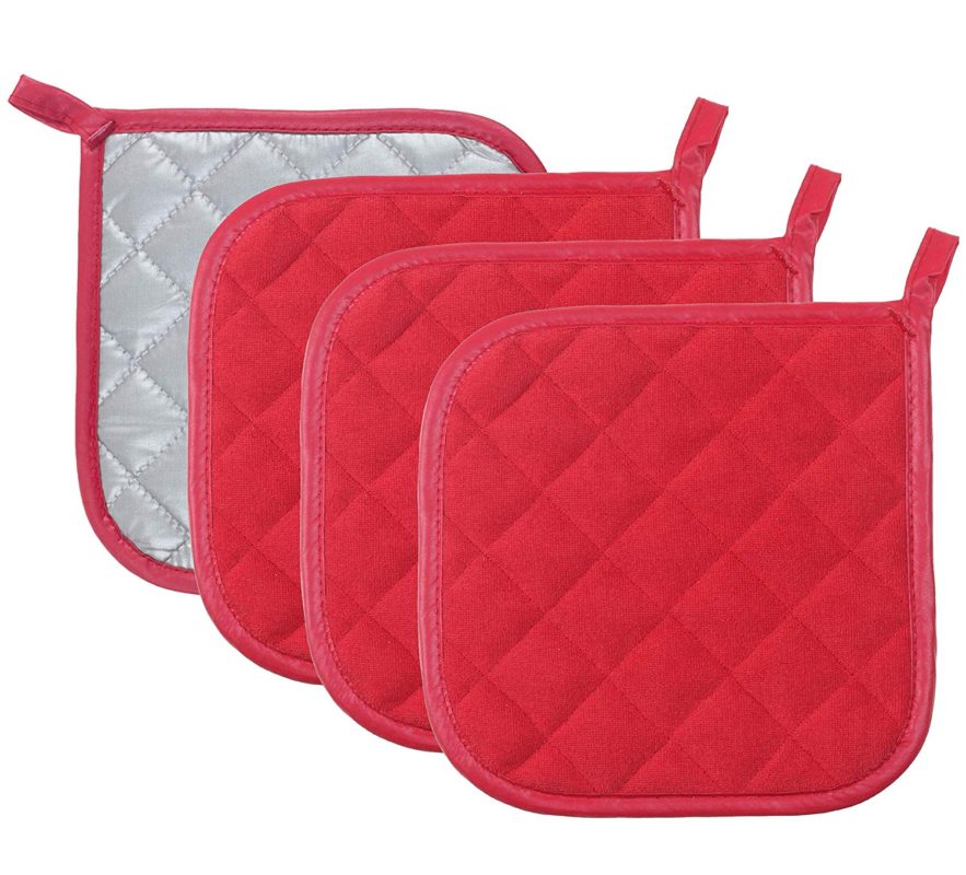 Pot Holders Cotton Made Machine Washable Heat Resistant Potholder