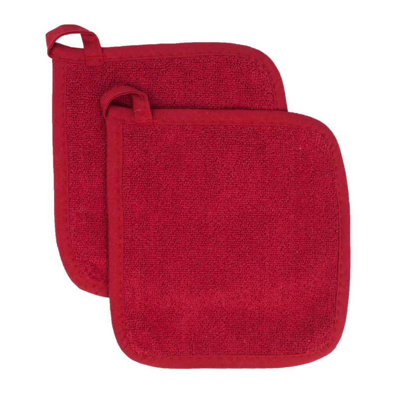 Ritz Royale Collection 100% Cotton Terry Cloth Pot Holder Set