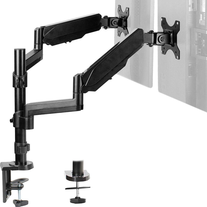 VIVO Dual Monitor Arm Mount for 17 to 32-inch Screens