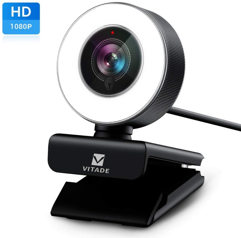 Vitade PC Webcam for Streaming HD 1080P
