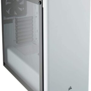 CORSAIR CARBIDE 275R Mid-Tower Gaming Case, Tempered Glass- White