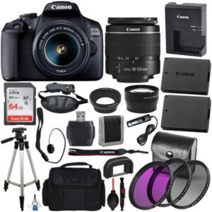 Canon EOS 2000D Digital SLR Camera with 18-55mm
