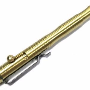EKLORN Solid Brass EDC Pocket Pen, Portable Delicate Signature Pen Ballpoint Pen