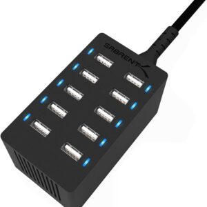 Sabrent 60 Watt (12 Amp) 10-Port