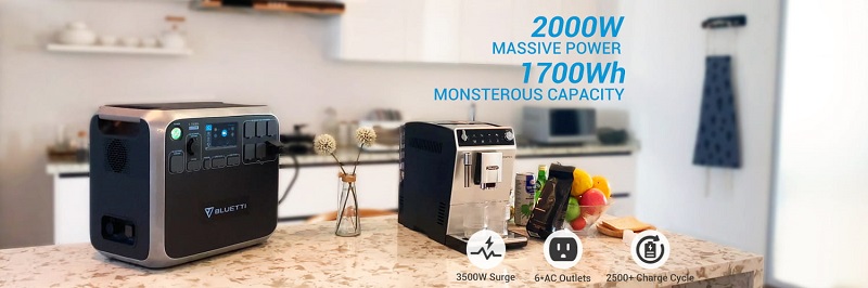 The 1700Wh Long Lasting Battery Capacity