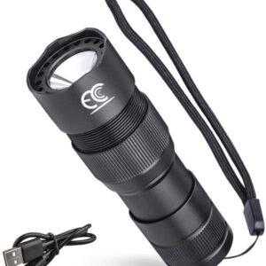 MCCC LED Flashlight with 128dB Self Defense Audible Alarm for Emergency