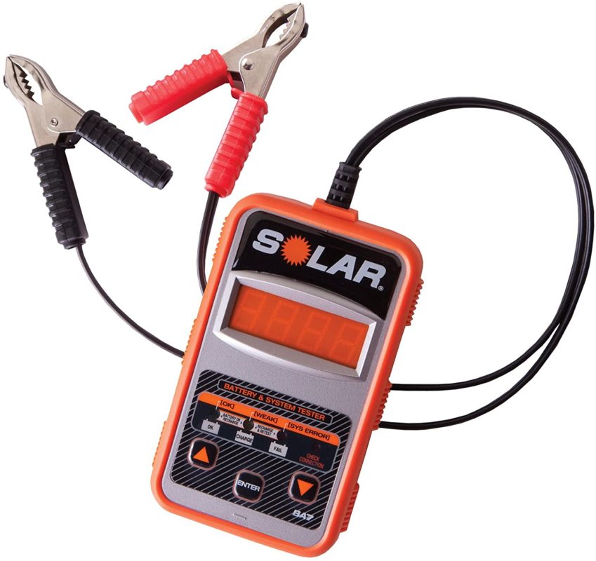 SOLAR BA7 100-1200 CCA Electronic Battery and System Tester