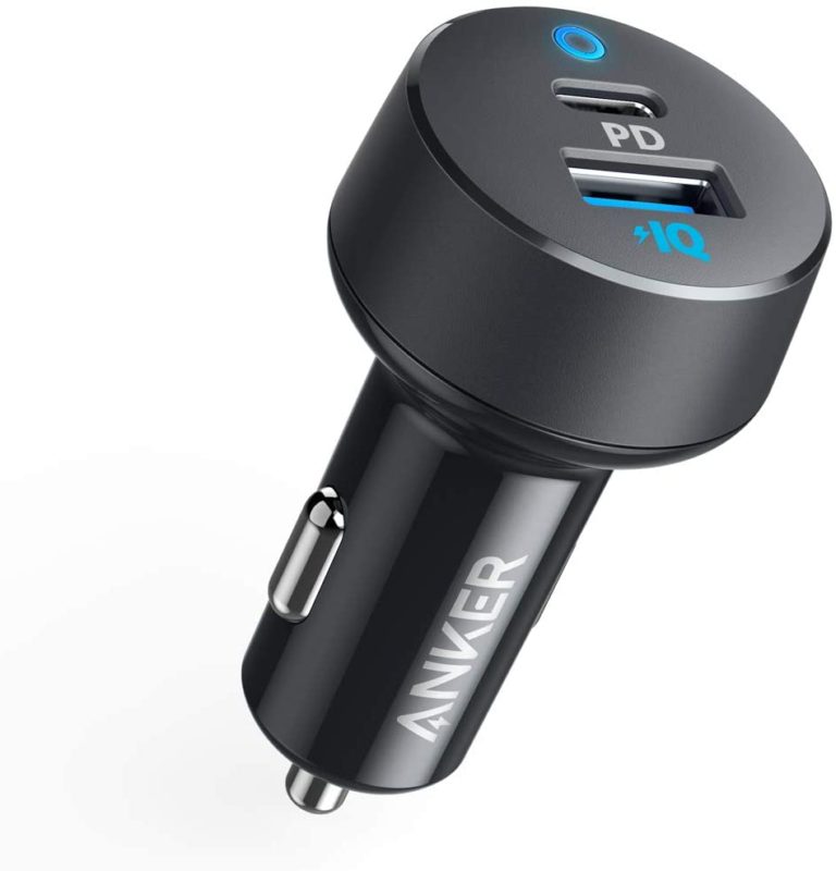 Anker Car Charger USB C, 30W 2-Port Compact Type C Car Charger