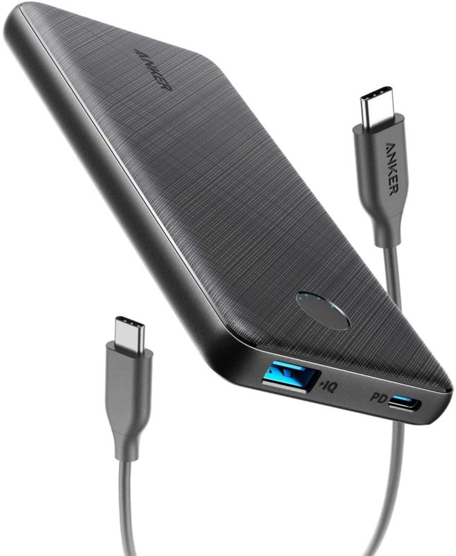 Anker PowerCore Slim 10000 PD, USB-C Power Bank (18W)