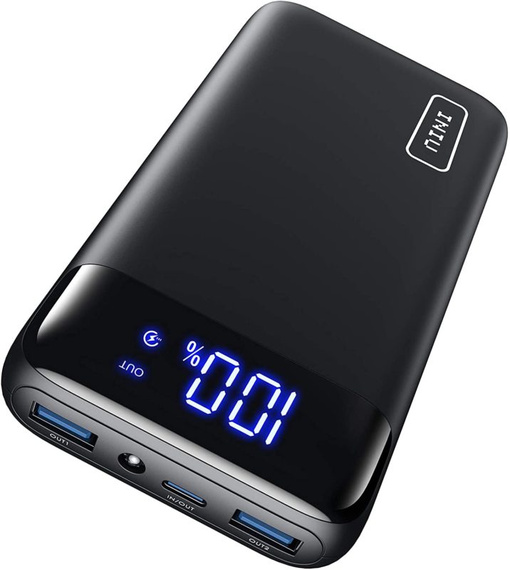 INIU Portable Charger, 18W PD3.0 QC4.0 Fast Charging LED Display 20000mAh Power Bank
