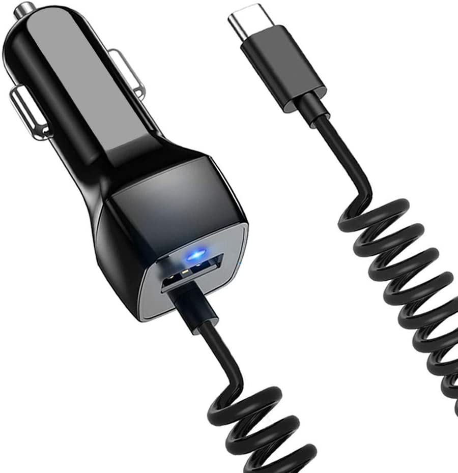 USB C Car Charger Compatible Samsung Galaxy S10 S10+ S10e S9 S8 S9+ S8 Plus