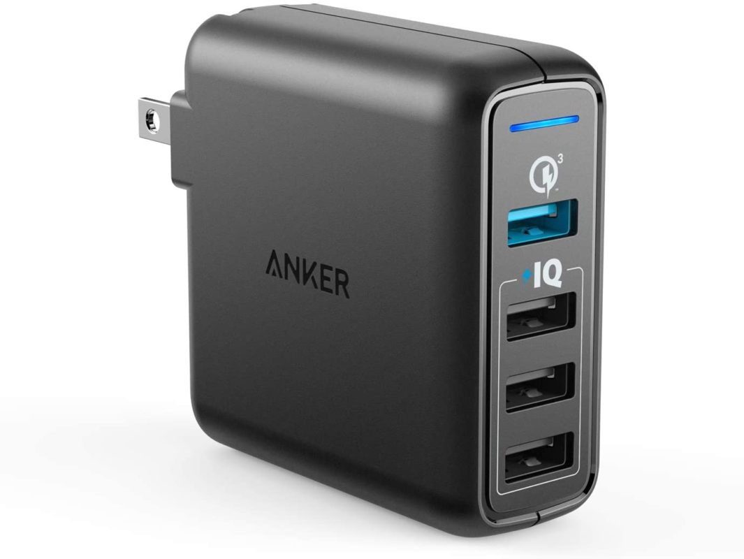 Anker Quick Charge 3.0 43.5W 4-Port USB Wall Charger
