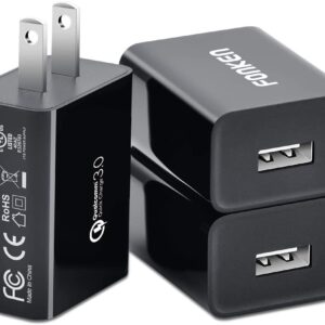 Quick Charge 3.0, FONKEN 18W 3A USB Wall Charger