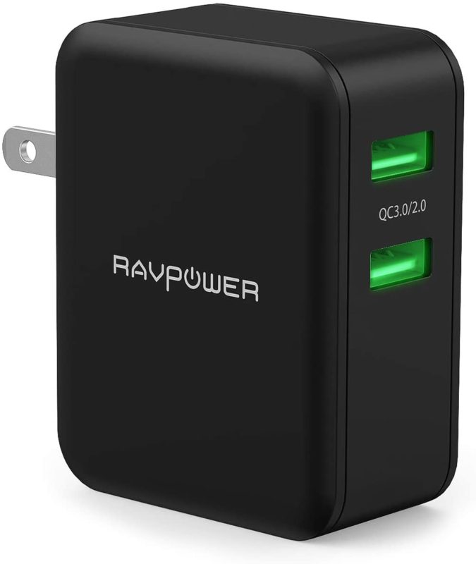 USB Quick Charger RAVPower 36W Quick Charge 3.0 Wall Charger