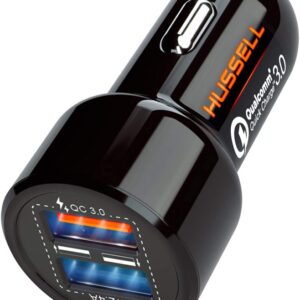 Car Charger Adapter by HUSSELL - USB Car Charger Dual Port