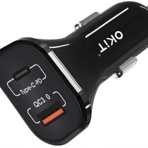 OKiT Car Charger 36W Fast USB Car Charger