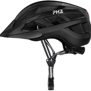 PHZ. Adult Bike Helmet Men's Women's Rear Light