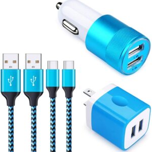 USB Typc C Car Charger, Ehoho Dual Port Wall Charger Block
