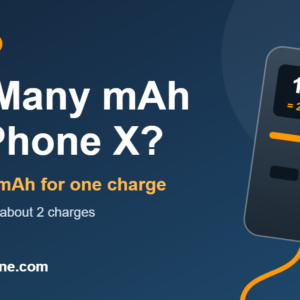 How many mAh to charge an iPhone X: 10,000mAh gives about 2 charges